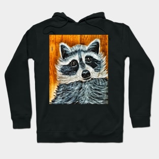 Raccoon portrait Hoodie